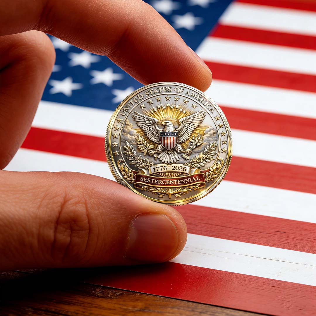 Flash Sale 60% OFF - U.S We Are The People 250th Anniversary Commemorative Coin