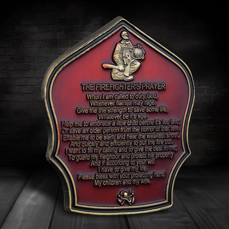 911 Firefighter Challenge Coin: FDNY Fallen Heroes Commemorative