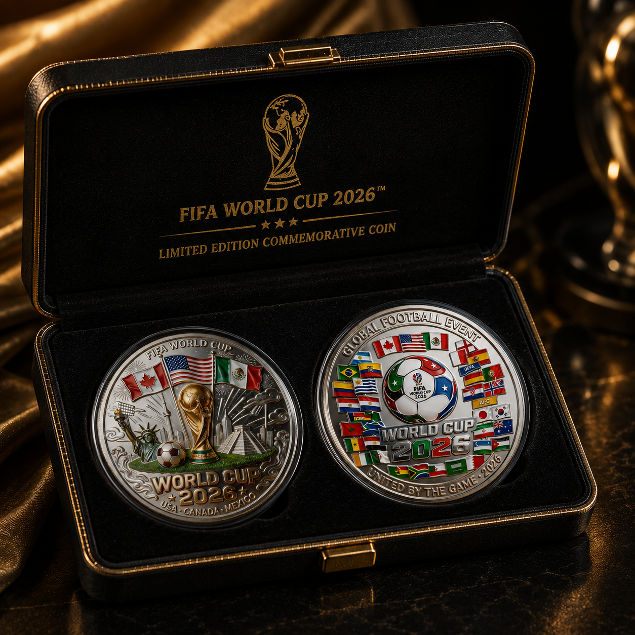 Fifa World Cup 2026 Tri-Nations legacy Coin