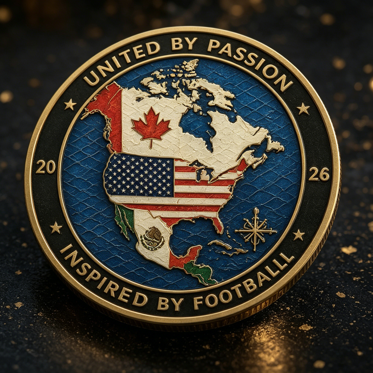 Product image: 2026 International Football Fan Commemorative Coin