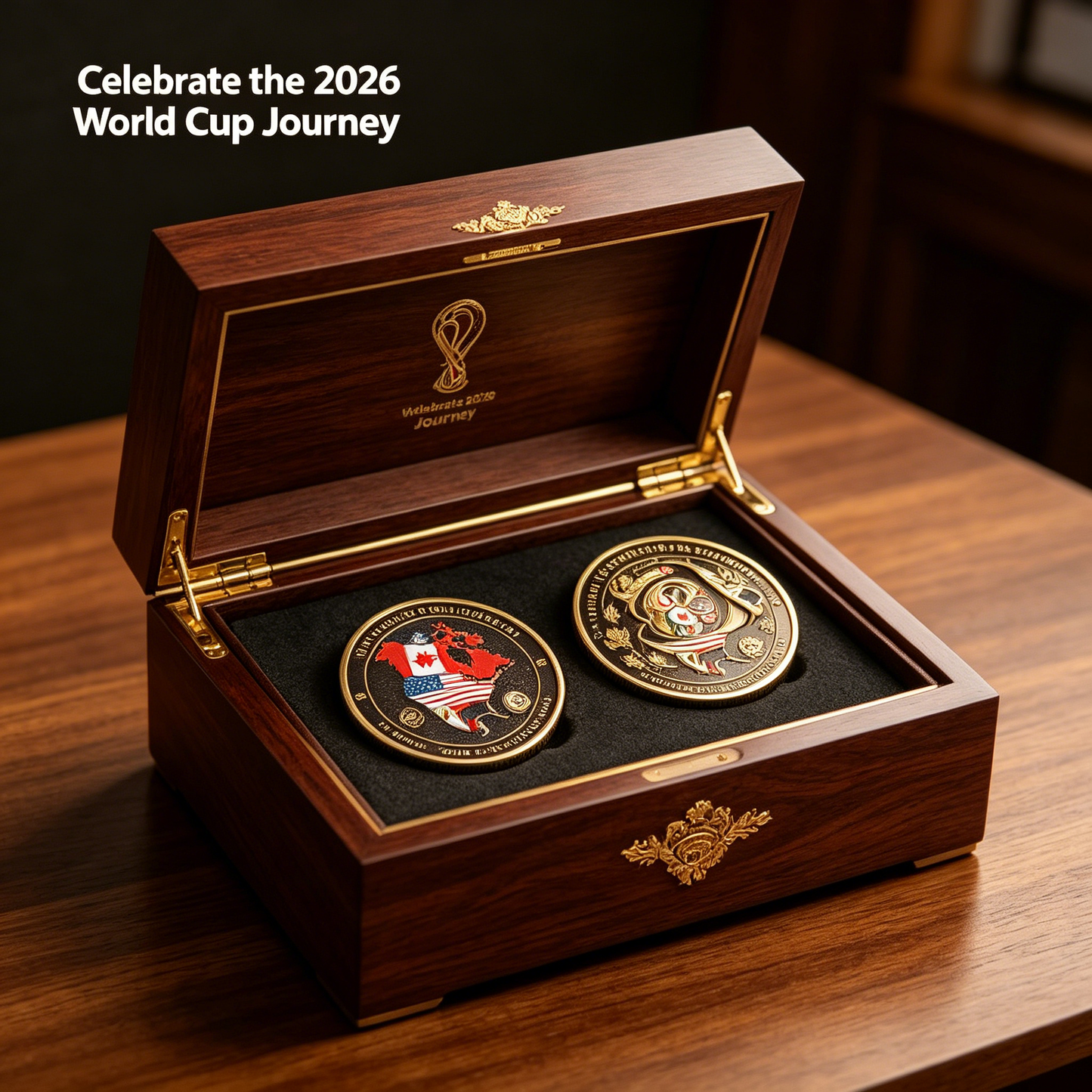 2026 Three Nations One Goal Challenge Coin
