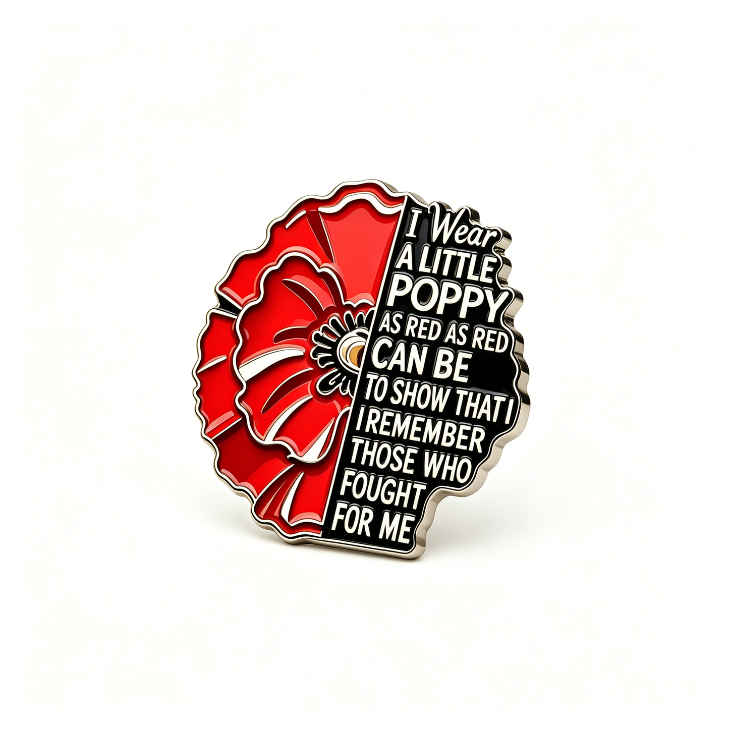 Anzac Day Poppy Tribute Pin