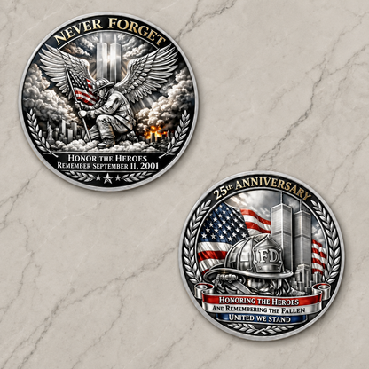 25th Anniversary Honor the Heroes & Remember the Fallen Commemorative Coin