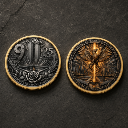 The "25 YEARS OF REMEMBRANCE" Commemorative Coin