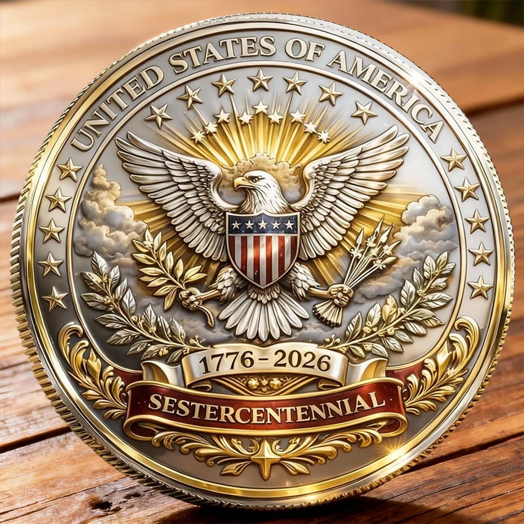 Flash Sale 60% OFF - U.S We Are The People 250th Anniversary Commemorative Coin