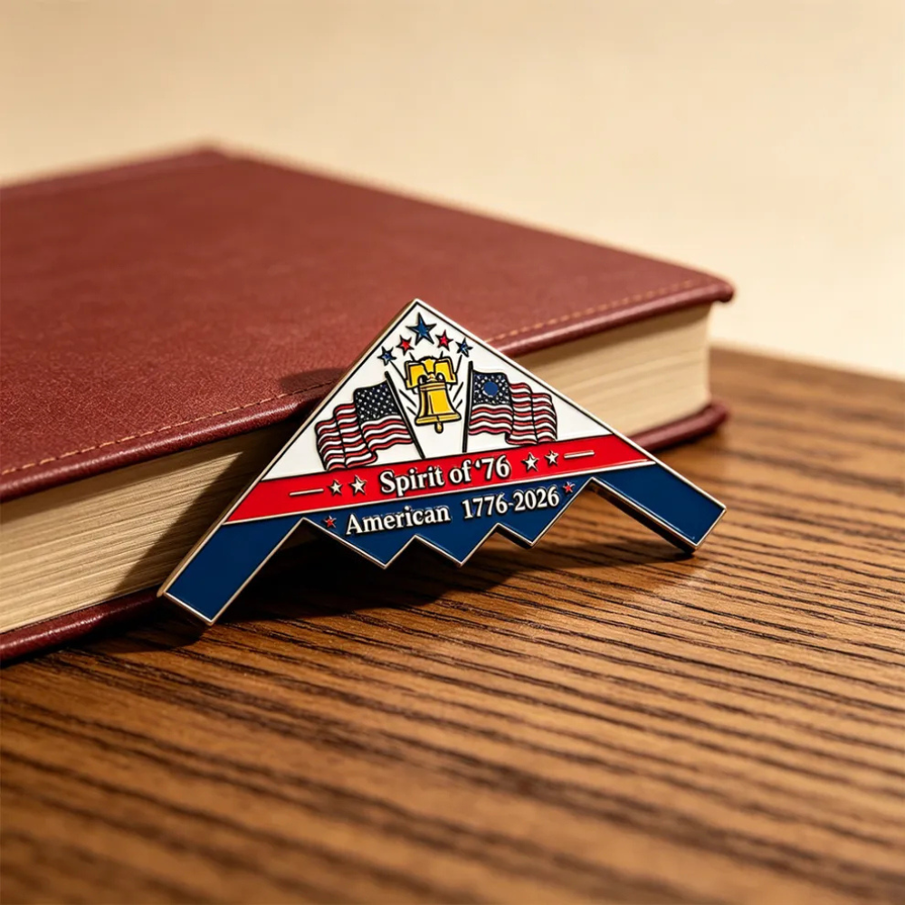Spirit of ’76 B-2 Stealth Bomber 250th Anniversary Challenge Coin