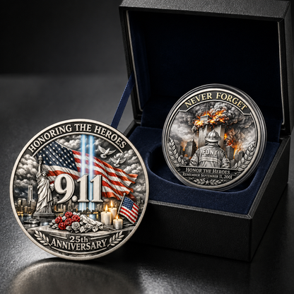 FDNY Honoring the Heroes 25th Anniversary Commemorative Collectible Gift