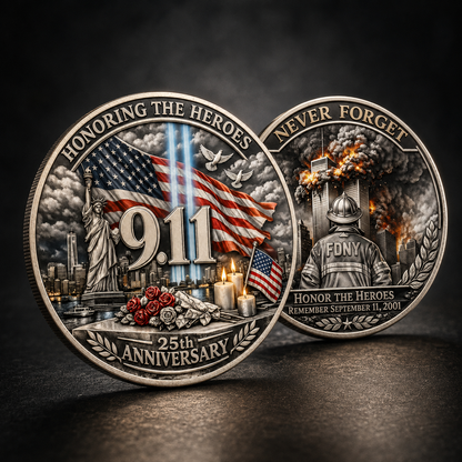 FDNY Honoring the Heroes 25th Anniversary Commemorative Collectible Gift