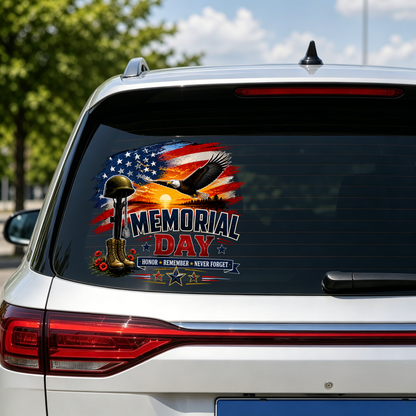Memorial Day Car Sticker