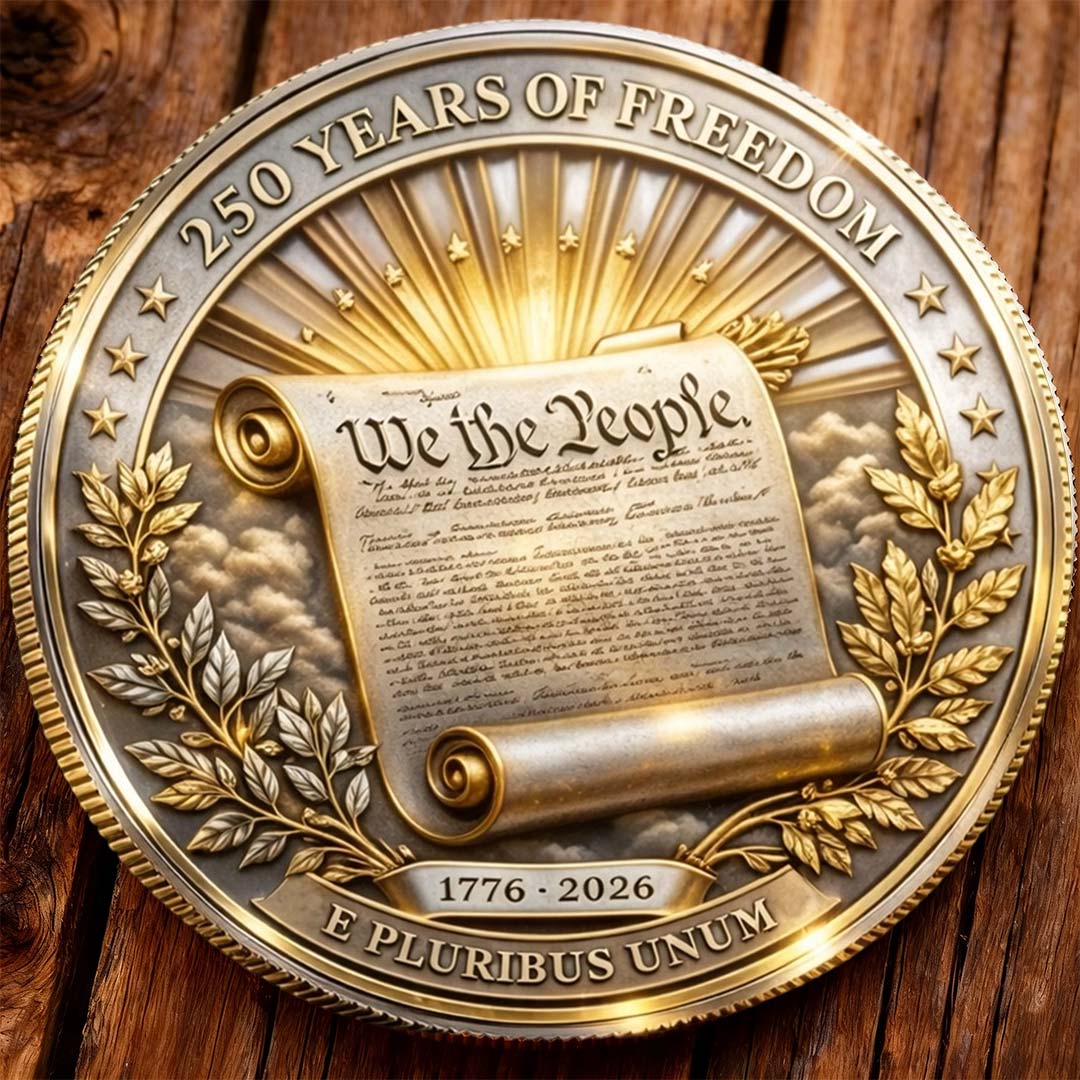 Flash Sale 60% OFF - U.S We Are The People 250th Anniversary Commemorative Coin