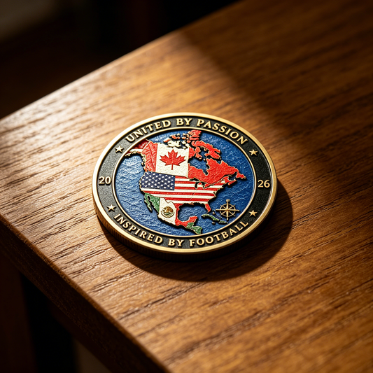 Product image: 2026 International Football Fan Commemorative Coin