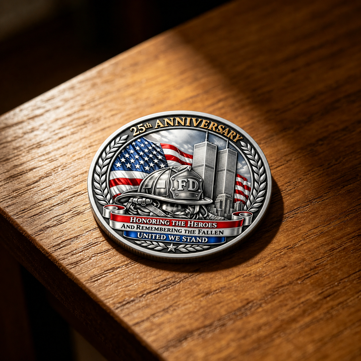 25th Anniversary Honor the Heroes & Remember the Fallen Commemorative Coin