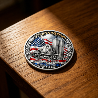 25th Anniversary Honor the Heroes & Remember the Fallen Commemorative Coin