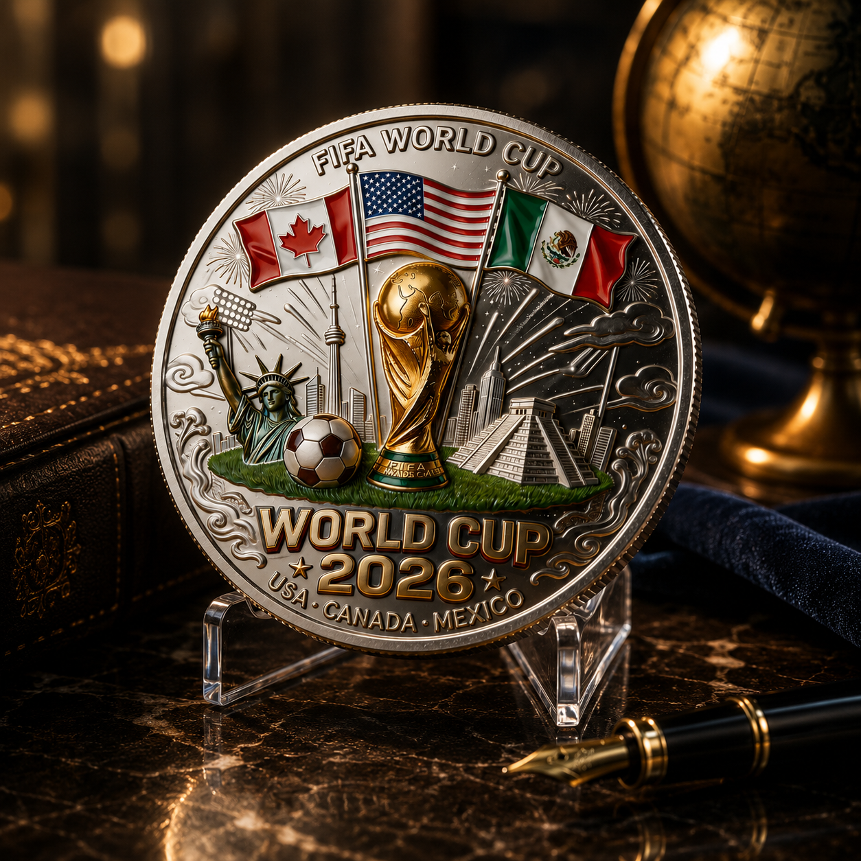 Fifa World Cup 2026 Tri-Nations legacy Coin