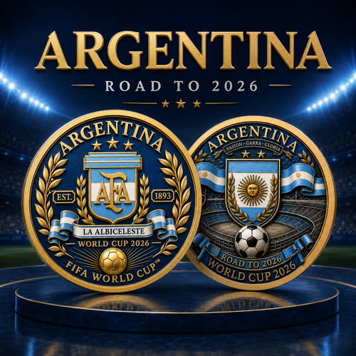 Argentina Premium WC26 Commemorative Coin