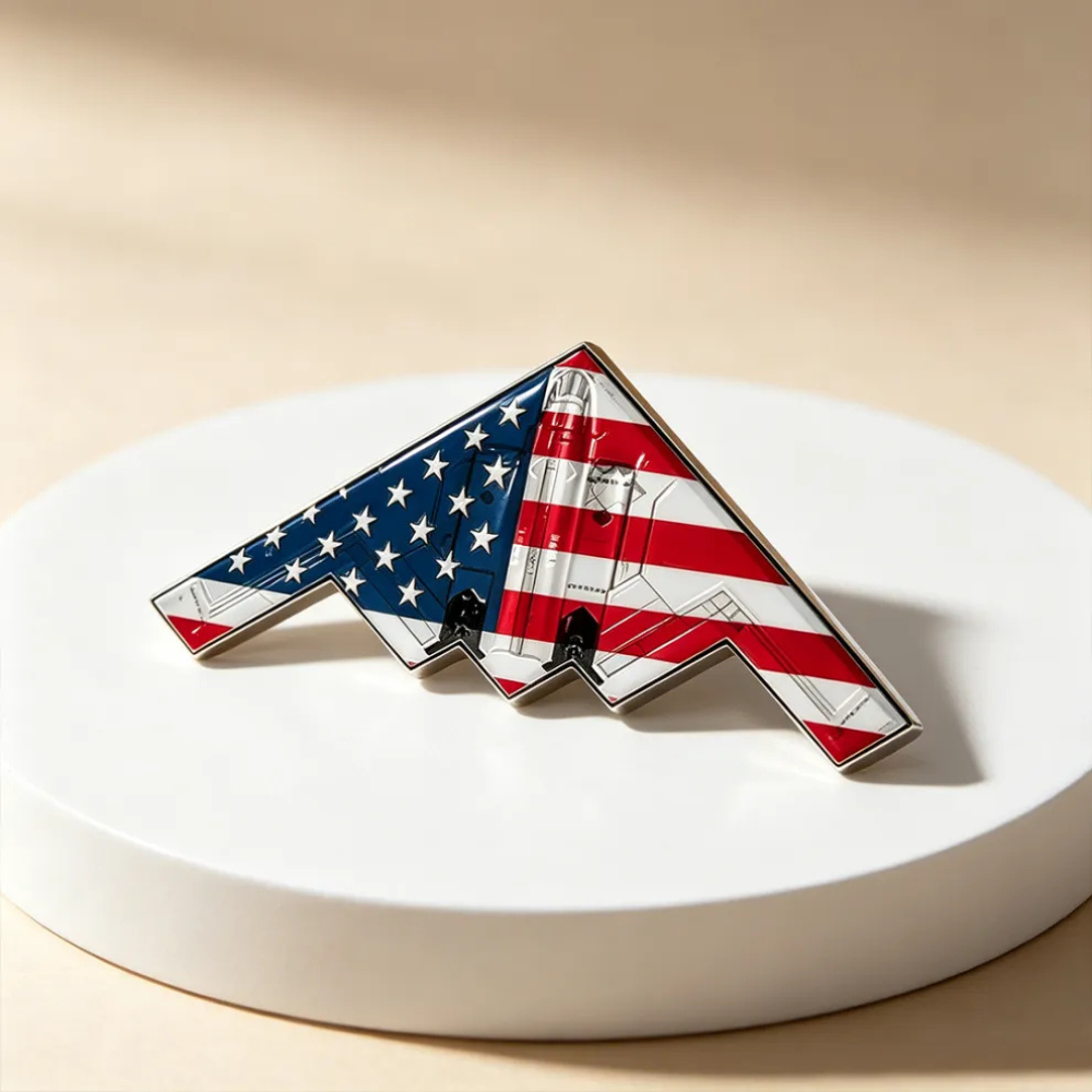 Spirit of ’76 B-2 Stealth Bomber 250th Anniversary Challenge Coin