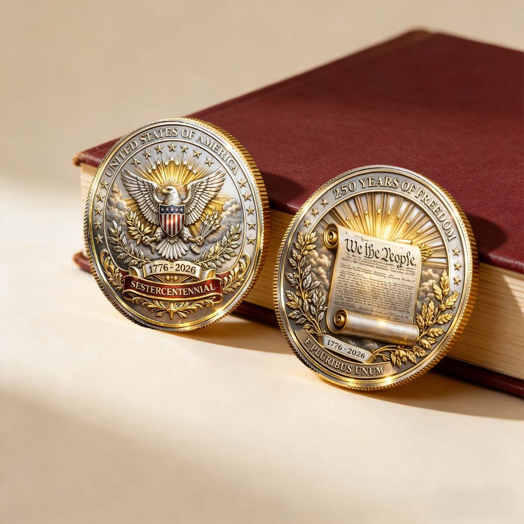 Flash Sale 60% OFF - U.S We Are The People 250th Anniversary Commemorative Coin