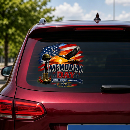 Memorial Day Car Sticker