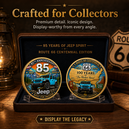 Jeep 85th Anniversary Evolution Commemorative Coin