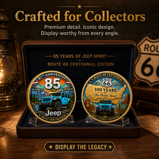 Jeep 85th Anniversary Evolution Commemorative Coin