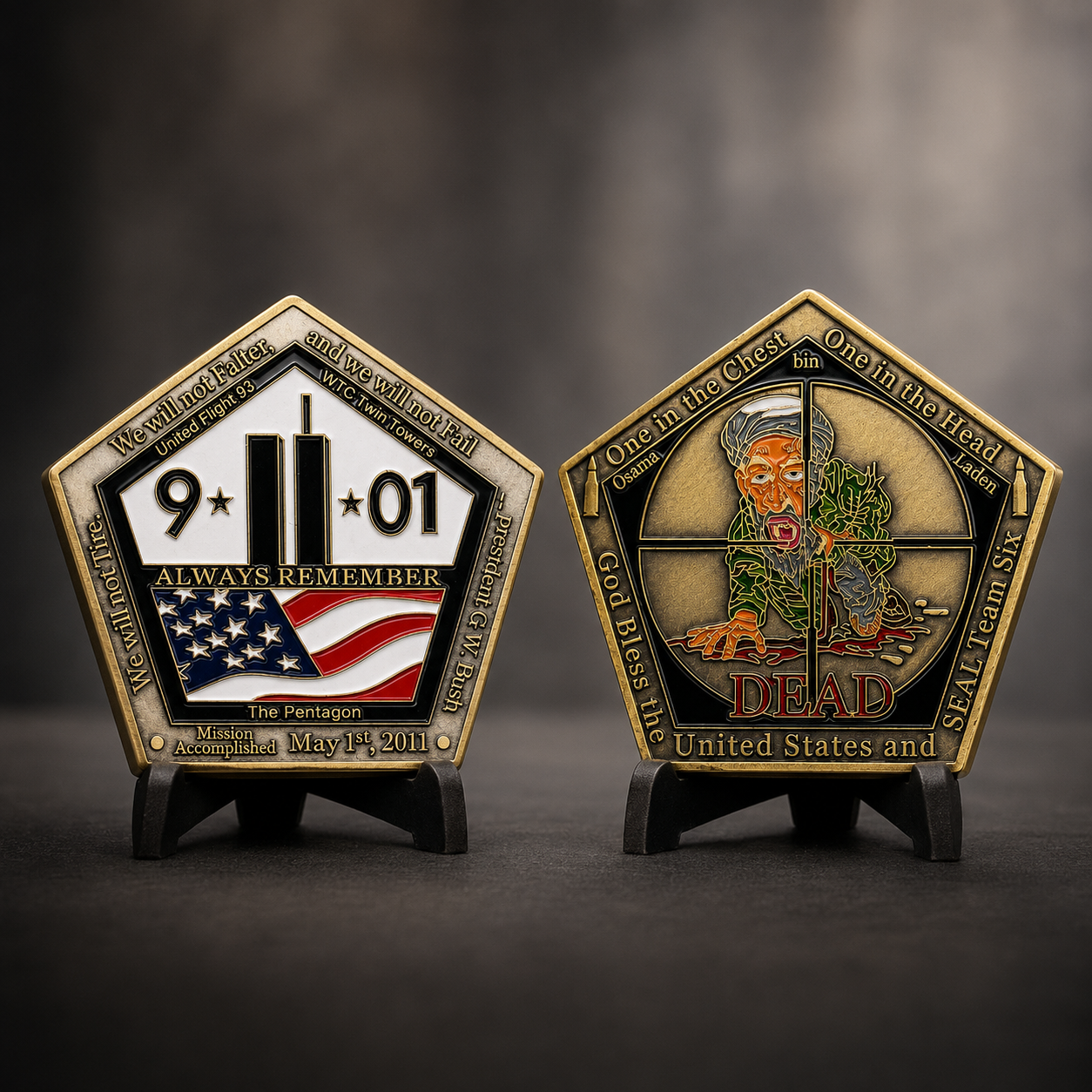9/11 Tribute & Special Forces Heritage Coin