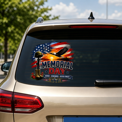 Memorial Day Car Sticker