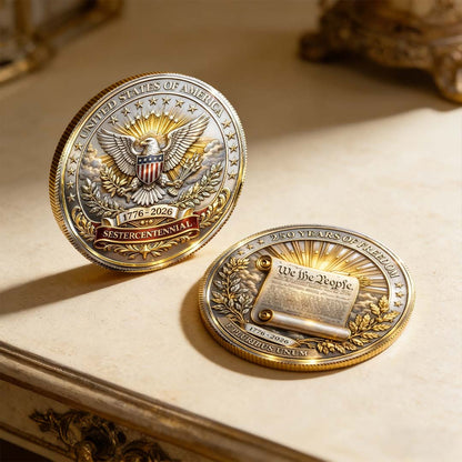 Flash Sale 60% OFF - U.S We Are The People 250th Anniversary Commemorative Coin