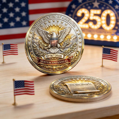 Flash Sale 60% OFF - U.S We Are The People 250th Anniversary Commemorative Coin