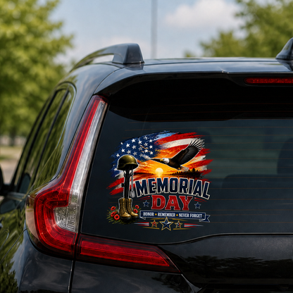 Memorial Day Car Sticker
