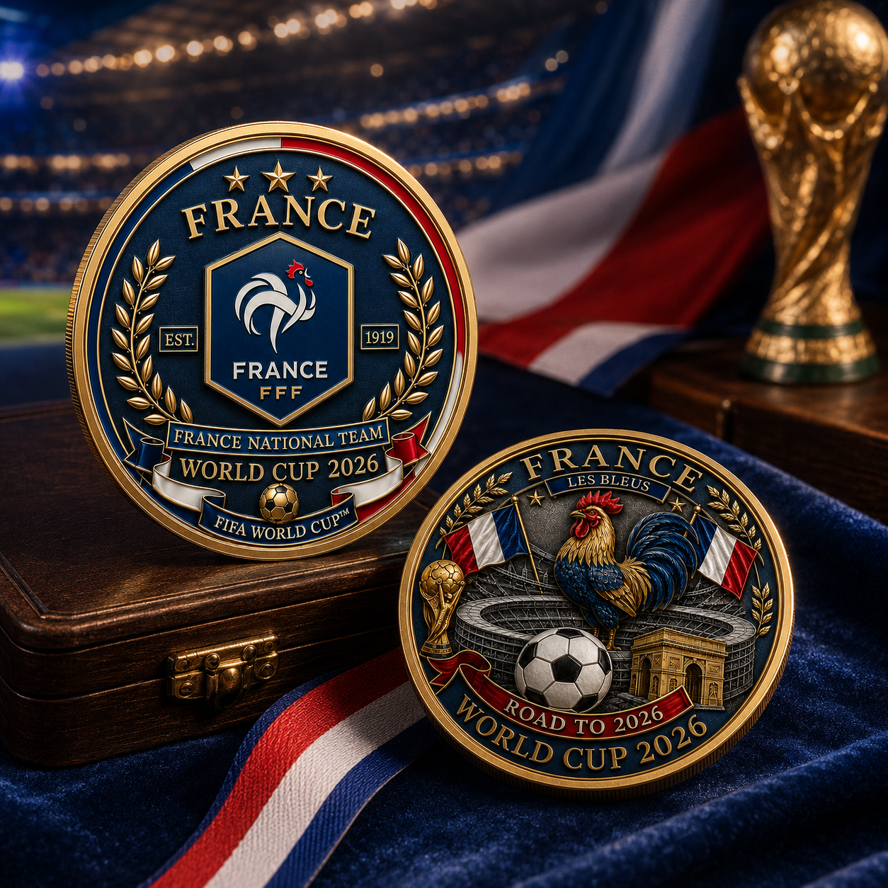 France Premium WC26 Commemorative Coin