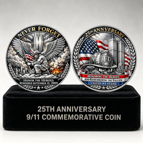 25th Anniversary Honor the Heroes & Remember the Fallen Commemorative Coin