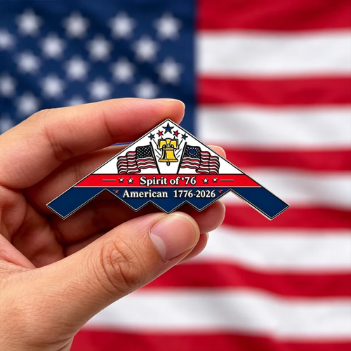 Spirit of ’76 B-2 Stealth Bomber 250th Anniversary Challenge Coin