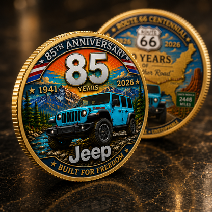 Jeep 85th Anniversary Evolution Commemorative Coin
