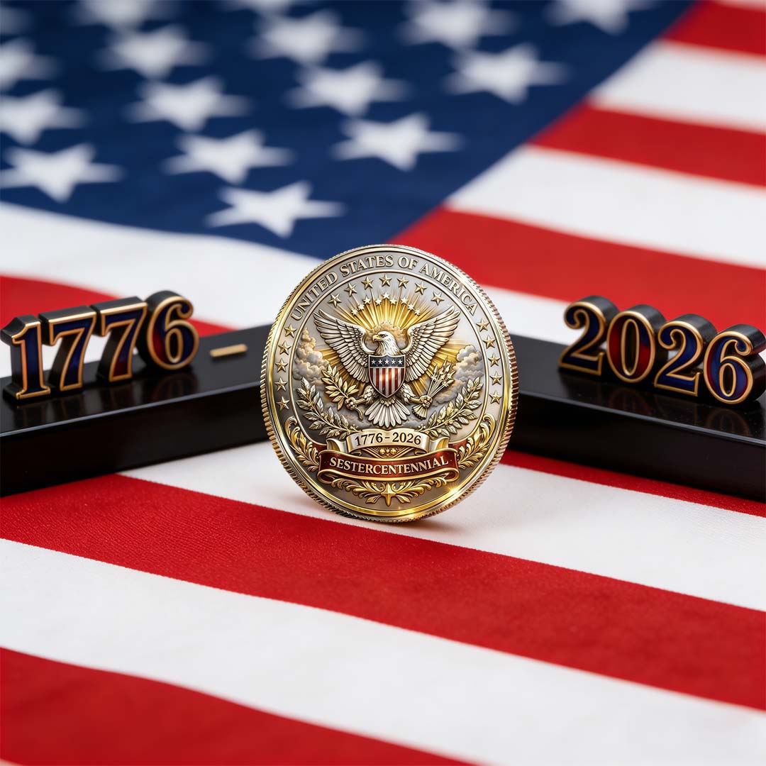 Flash Sale 60% OFF - U.S We Are The People 250th Anniversary Commemorative Coin