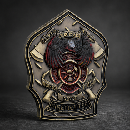 911 Firefighter Challenge Coin: FDNY Fallen Heroes Commemorative