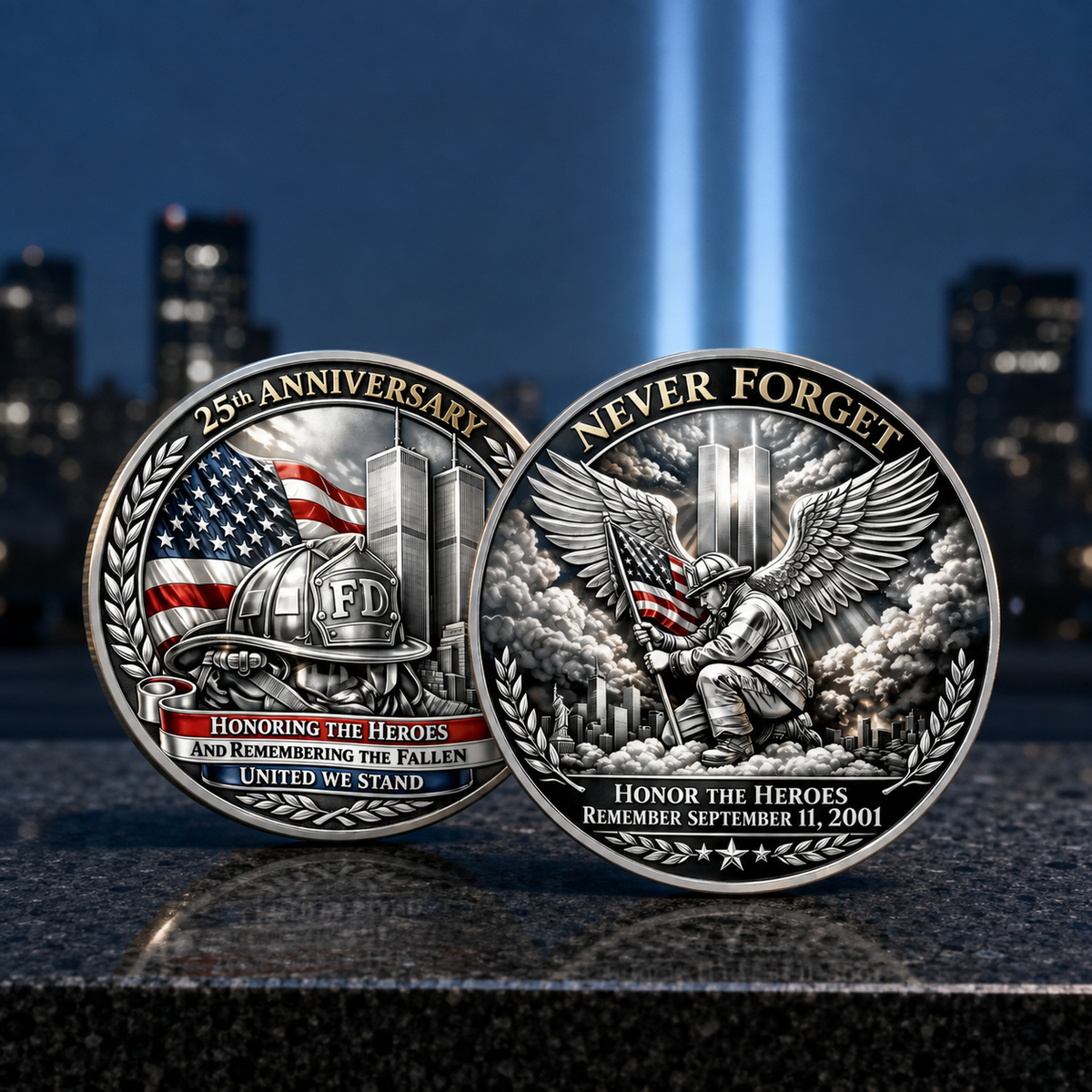 25th Anniversary Honor the Heroes & Remember the Fallen Commemorative Coin
