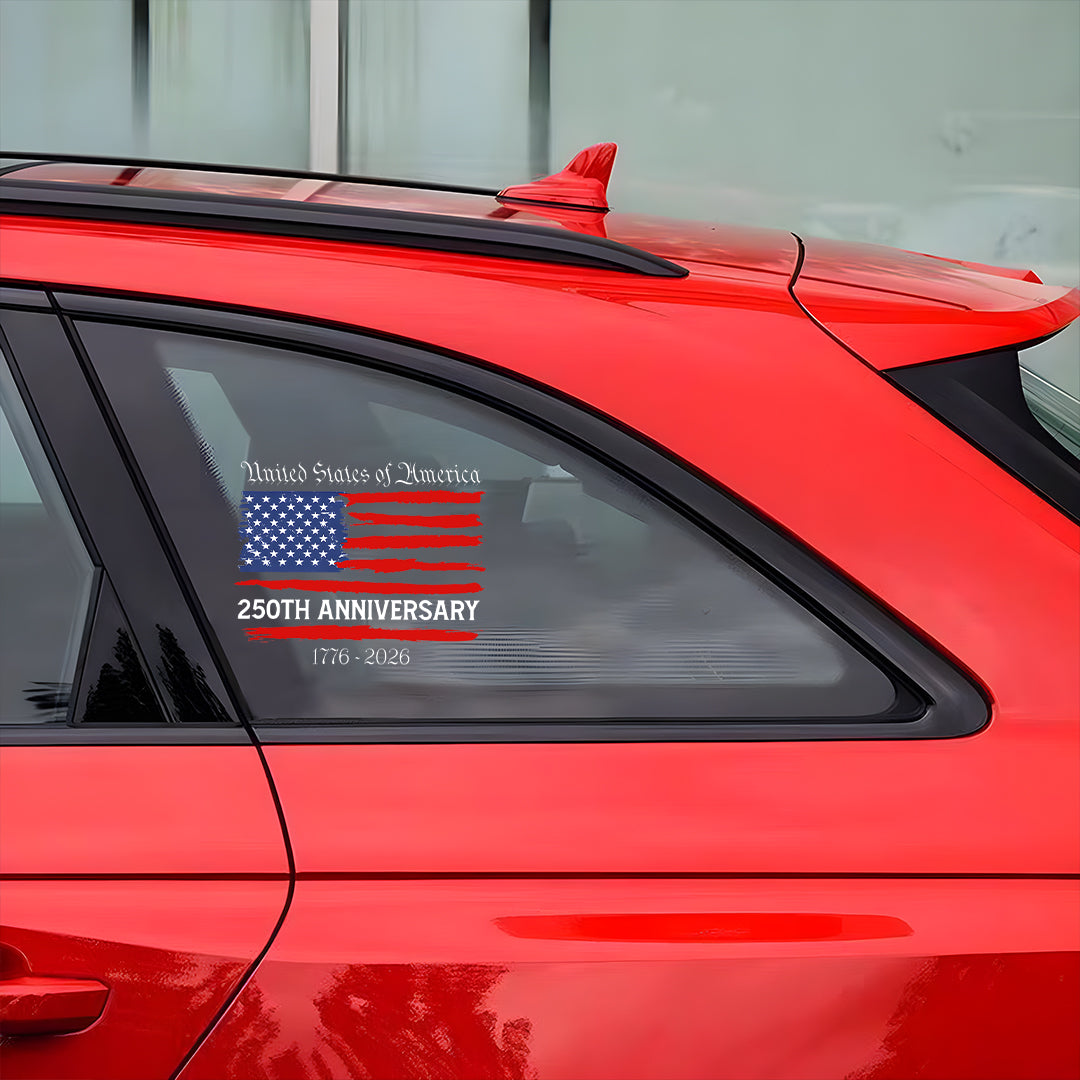 1776-2026 250th Anniversary of The Independence of USA Sticker