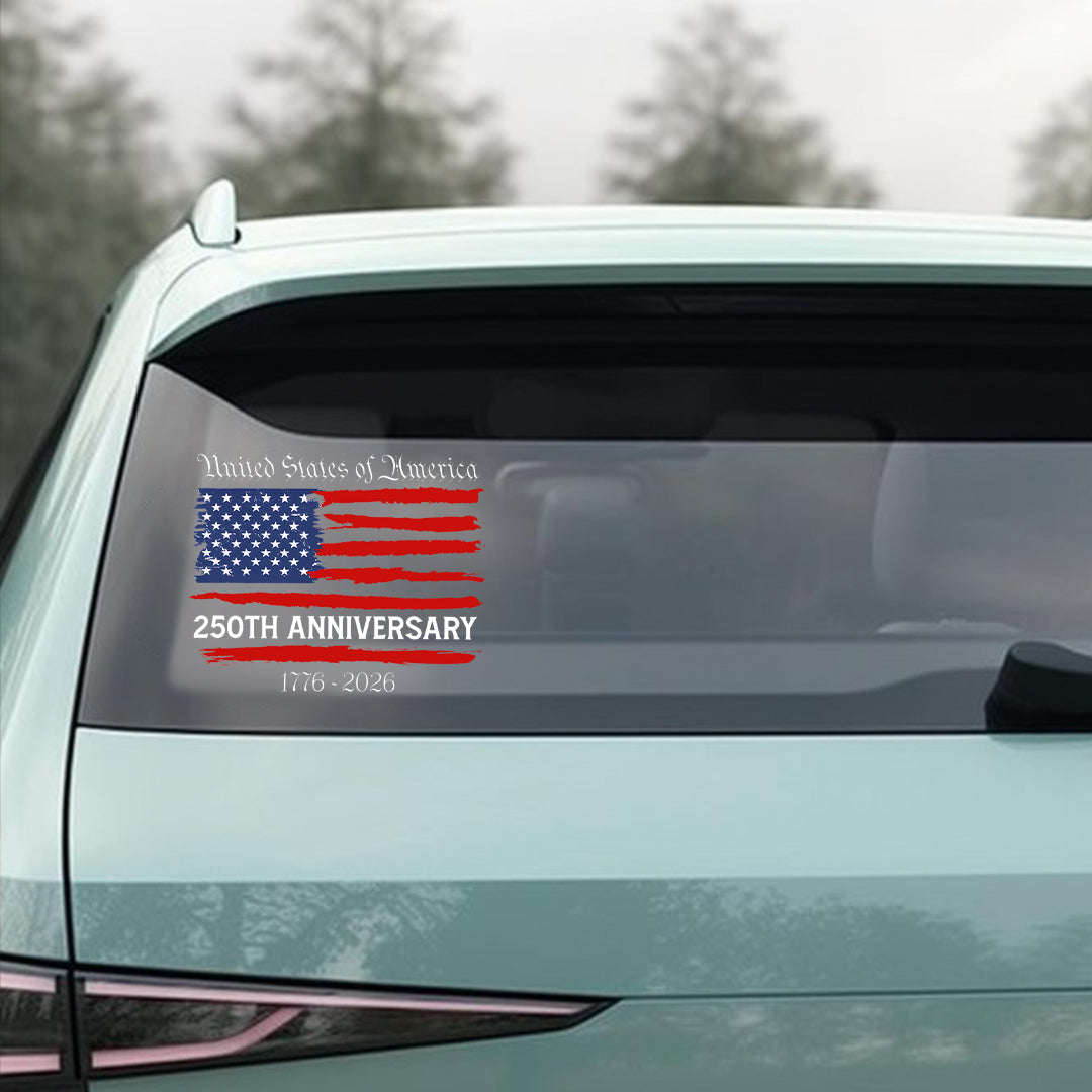 1776-2026 250th Anniversary of The Independence of USA Sticker