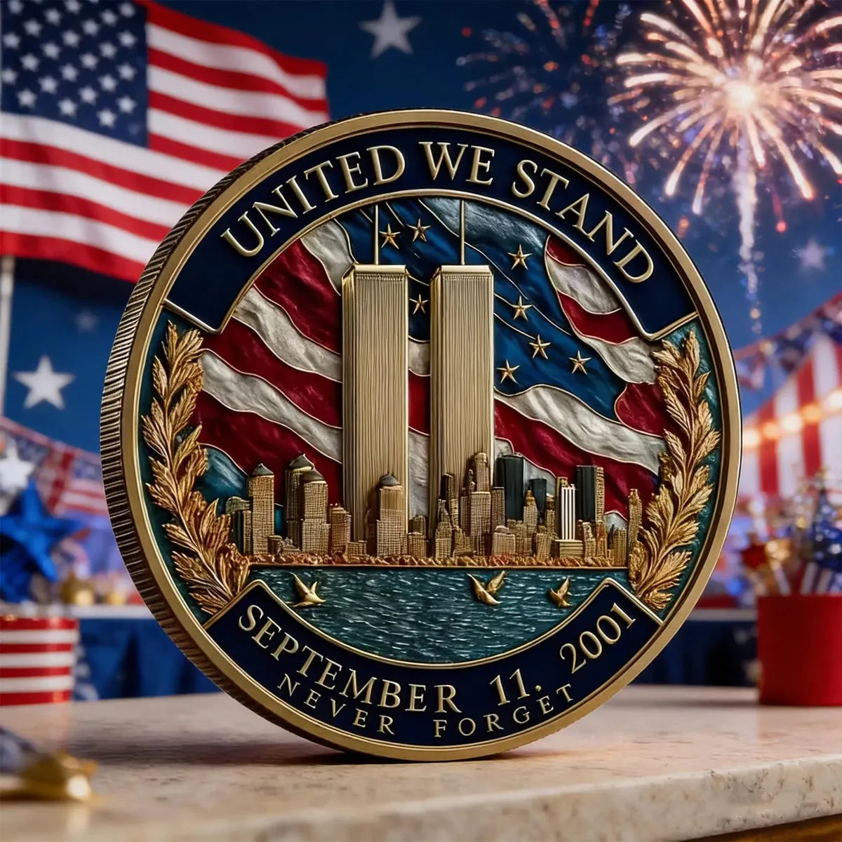 The “WE STAND” 2001 Eternal Tribute Commemorative Coin