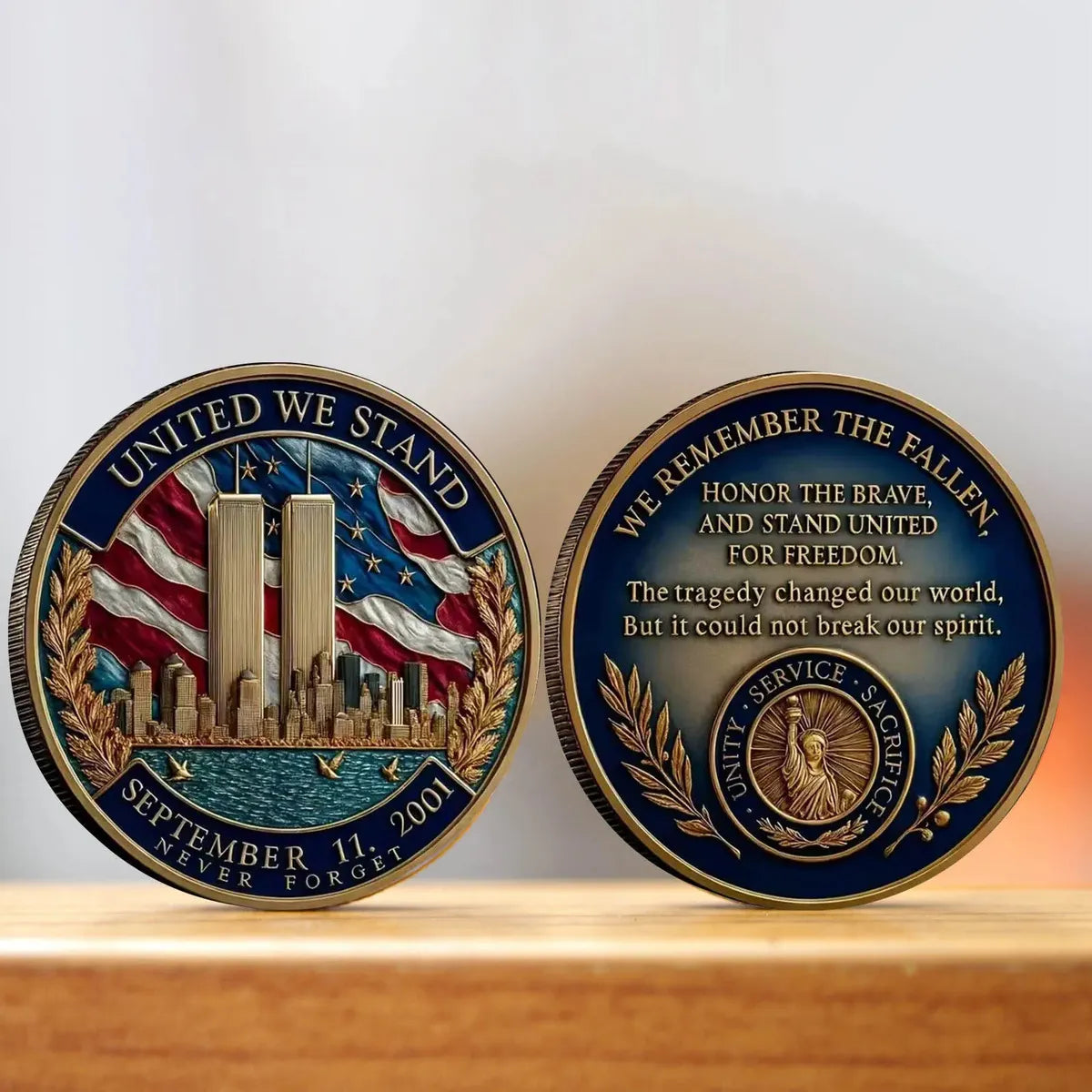 The “WE STAND” 2001 Eternal Tribute Commemorative Coin