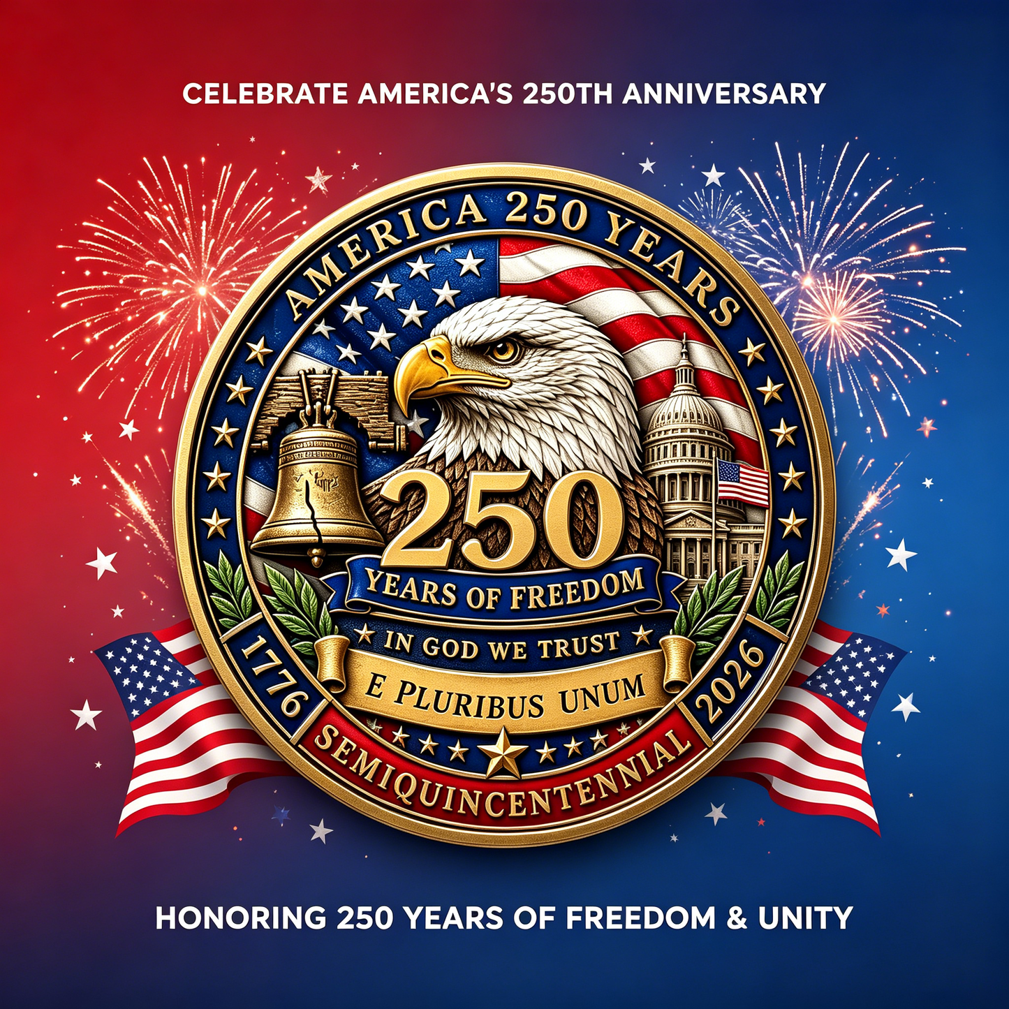 250th Anniversary “We the People” Commemorative Coin