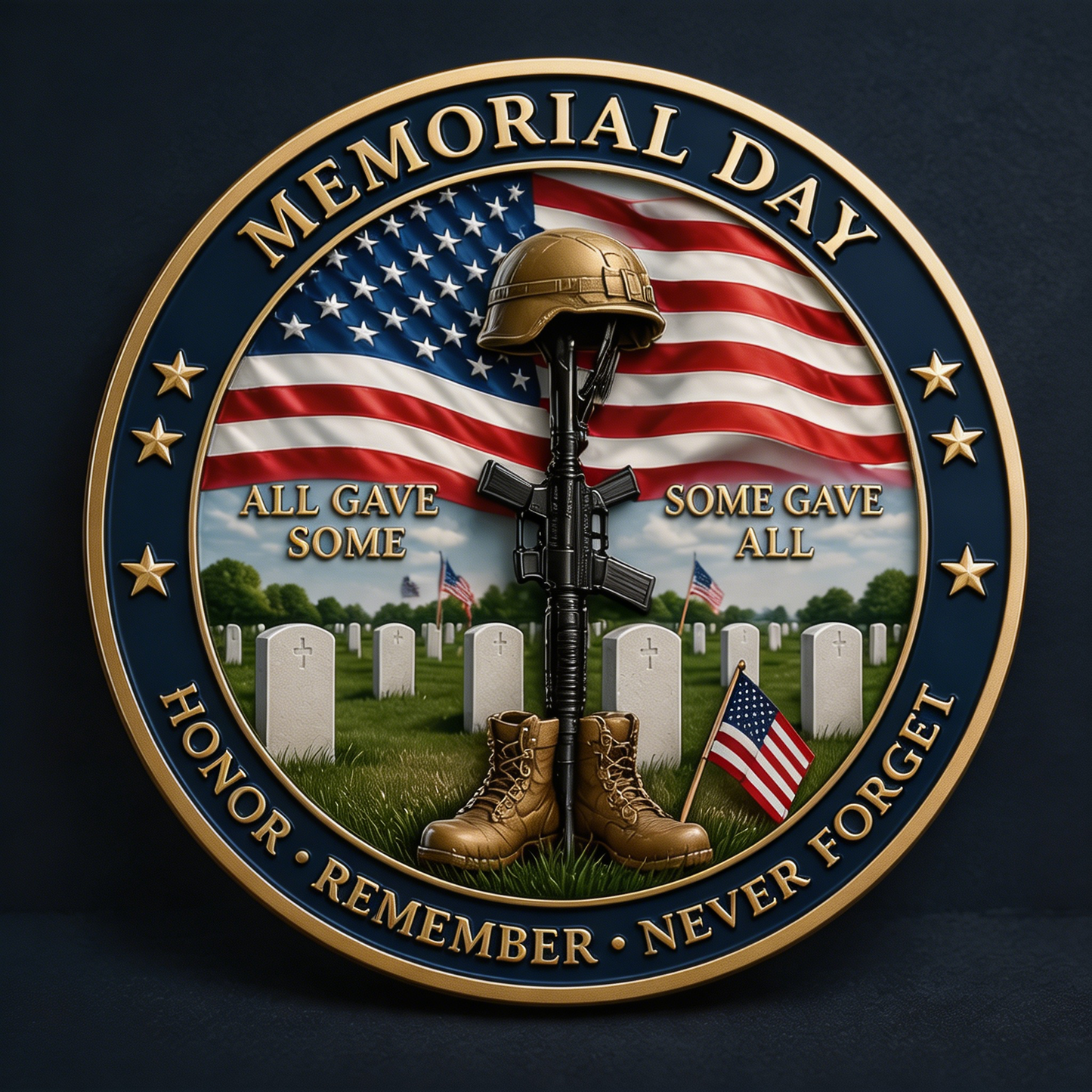 Memorial Day Tribute Challenge Coin