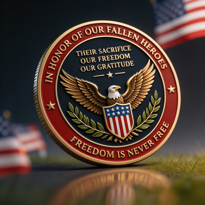 Memorial Day Tribute Challenge Coin