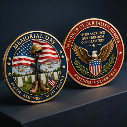 Memorial Day Tribute Challenge Coin