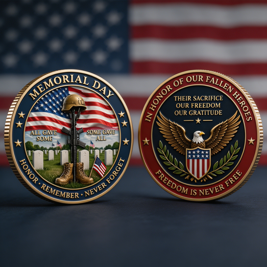 Memorial Day Tribute Challenge Coin