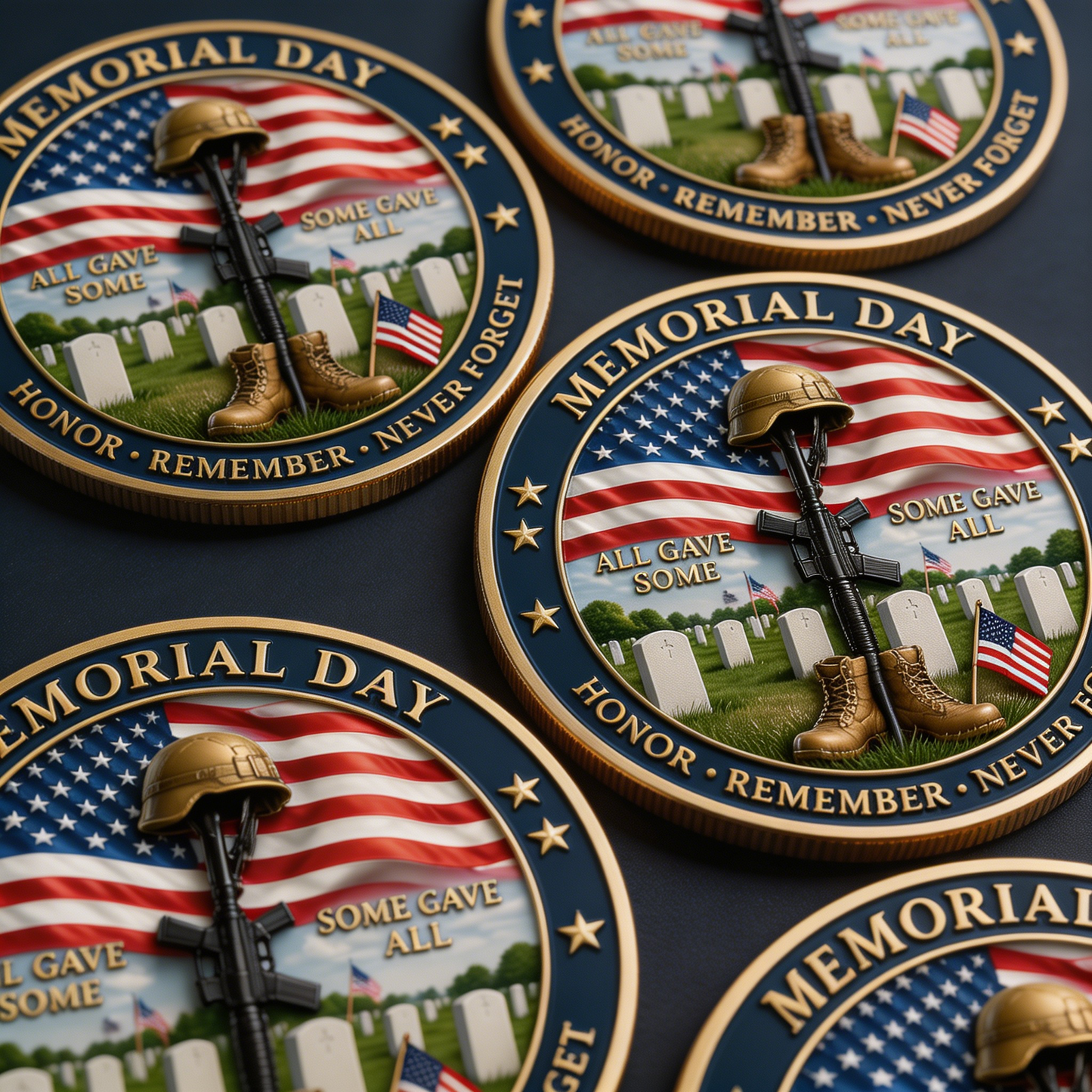 Memorial Day Tribute Challenge Coin