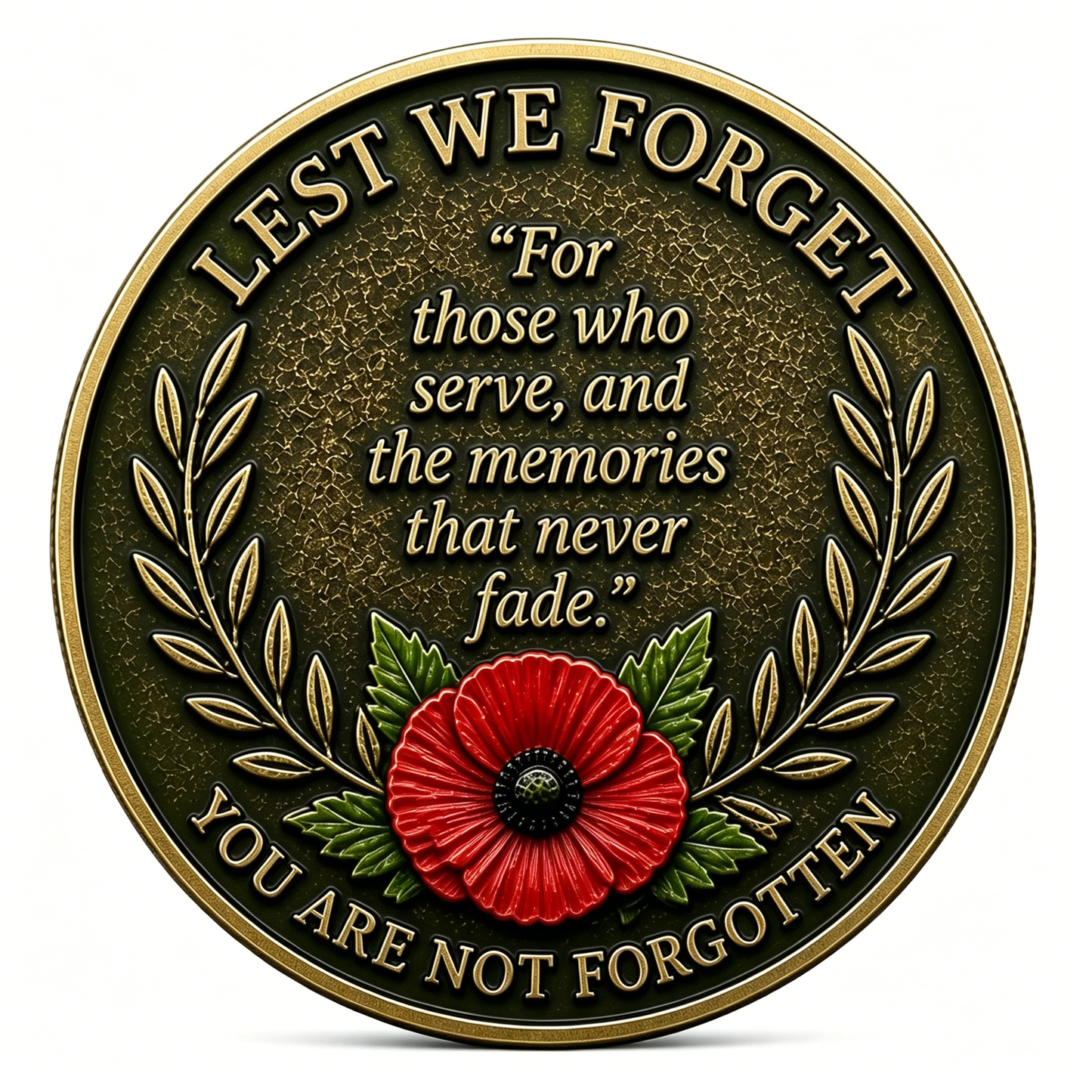 Tribute Challenge Coin – “Remember. Honor.”