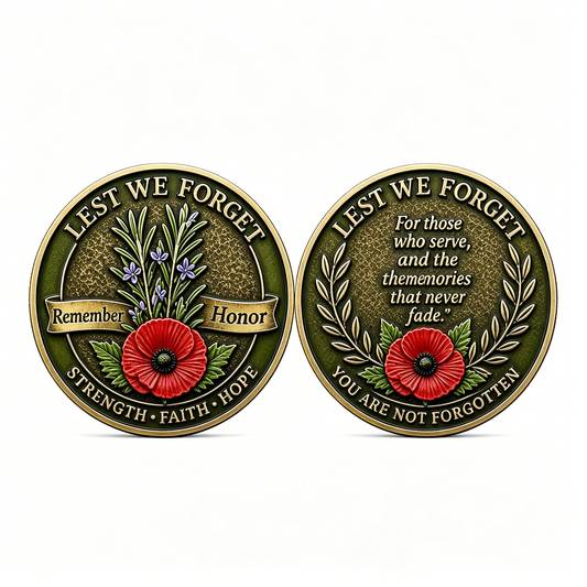 Tribute Challenge Coin – “Remember. Honor.”