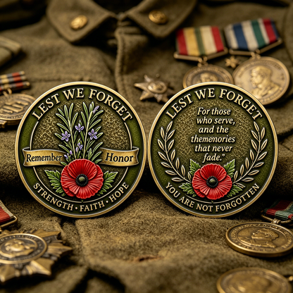 Tribute Challenge Coin – “Remember. Honor.”