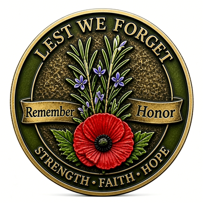 Tribute Challenge Coin – “Remember. Honor.”